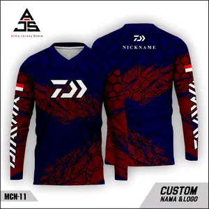jersey mancing daiwa lengan panjang full printing sublim,Free ganti nama & Logo