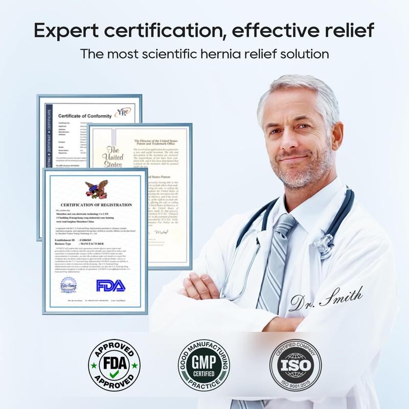 Product Introduction of Hernia Belts for Men Inguinal, Hernia Belt for Women, Inguinal Hernia Support for Men, Hernia Truss for Left or Right Side, Groin Belt, Adjustable Waist Strap with Removable Compression Pads 2
