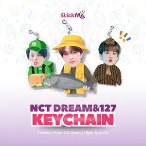StickMe Gantungan Kunci Ganci Keychain Acrylic Kpop NCT DREAM NCT 127 Idol Korea Series Anti Banting Untuk Tas Kunci Motor Mobil