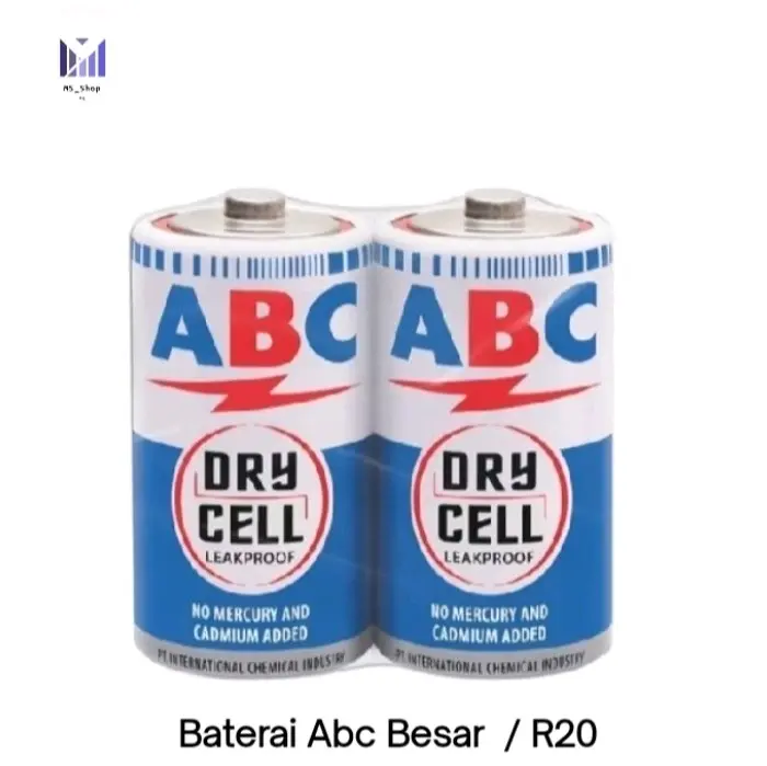 Baterai ABC BESAR / D / R20 Biru 1,5V isi 2 pcs