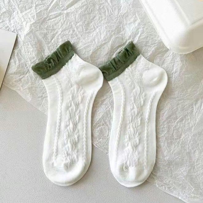 Kaos Kaki Ankle Dewasa Short Socks Unisex Kaus Kaki Semata Kaki Cod 9077 - Pendek, Wanita 4