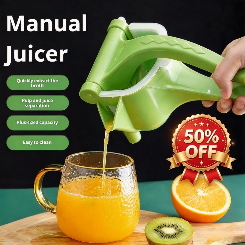 Máy ép nước trái cây thủ công đa năng dùng gia đình, cỡ nhỏ, dành cho chanh/cam/táo – máy ép nhựa