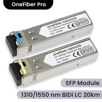 Gambar Onefiber SFP Transceiver 1.25Gbps BiDi 1310/1550 20km Singlemode DDM LC dari onefiber Kota Bandung 1 Tokopedia