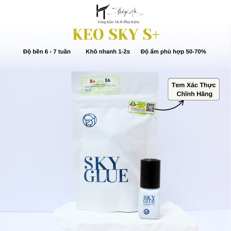 Keo Nối Mi Sky S+ 5ml, ÍT CAY Khô Nhanh 1-2s,Chính hãng, SK Glue 5g  - Dụng Cụ Nối Mi - Thúy Hà Trang Điểm Nữ Mỹ Phẩm Women Cosmetic