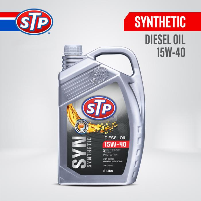 Gambar STP Synthetic Diesel Oil 15W-40 Oli Mesin Mobil Diesel Sintetik 5 L dari STP Kota Administrasi Jakarta Utara Tokopedia