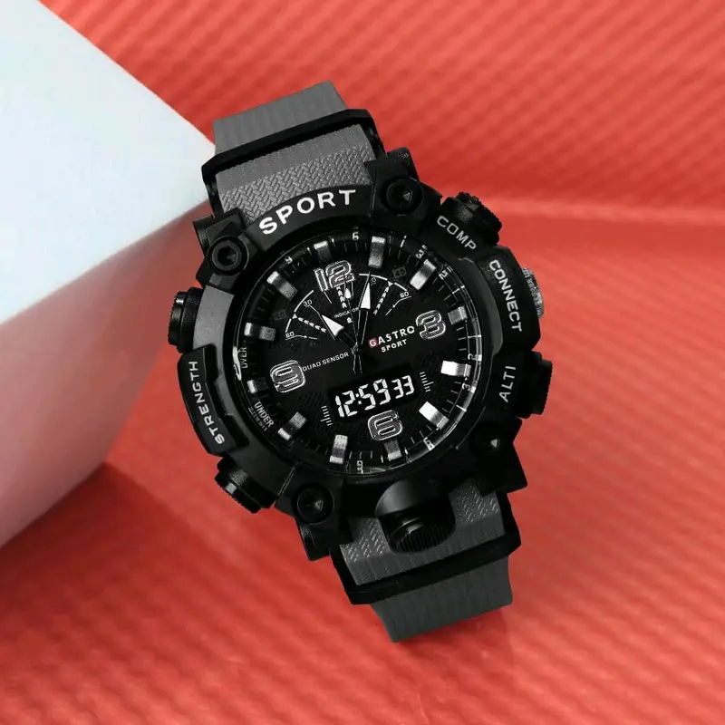 Jam Tangan Anak Pria dan Wanita Gastro Sport Original Analog Strap Rubber Fashion Terkini Free Box Dan Battre Cadangan COD 3