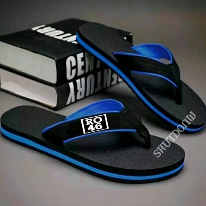 Sandal Jepit Pria R.O Sendal Model Casual bukan Karet antiselip sandal karbon 4