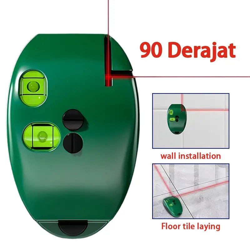 Level Laser 90 Derajat Siku Infrared Horizontal Vertical Projection Laser Line Portabel