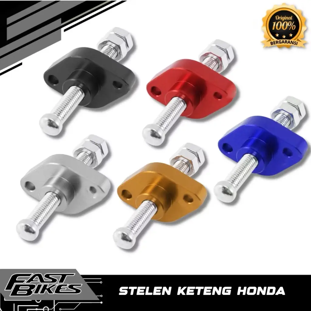 TONJOKAN KETENG RACING -TENSIONER MANUAL - SETELAN KETENG MANUAL CNC FASTBIKES SATRIA FU 150 - HONDA CBR150 CB150R SUPRA GTR SONIC VARIO 110 125 BEAT- YAMAHA MIO MI
