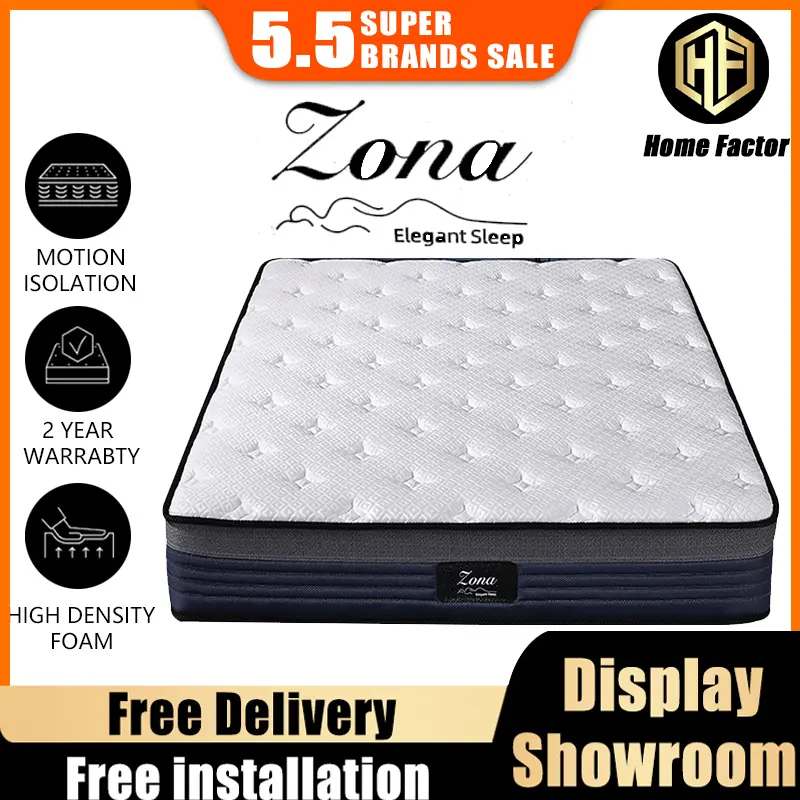 HF Mattress Cool Max Pocket Spring Mattress All size Mattress Foam Spring Free delivery Single/Super Single/Queen/king