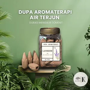 22pcs Dupa Aroma Terapi Jumbo Asap Bawah/Air Terjun durasi 30 menit mengalir
