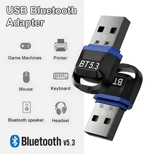 USB Bluetooth Adaptor 5.3 Receiver & Transmitter Mini Adapter Wireless 20M Dongle PC Laptop Speaker