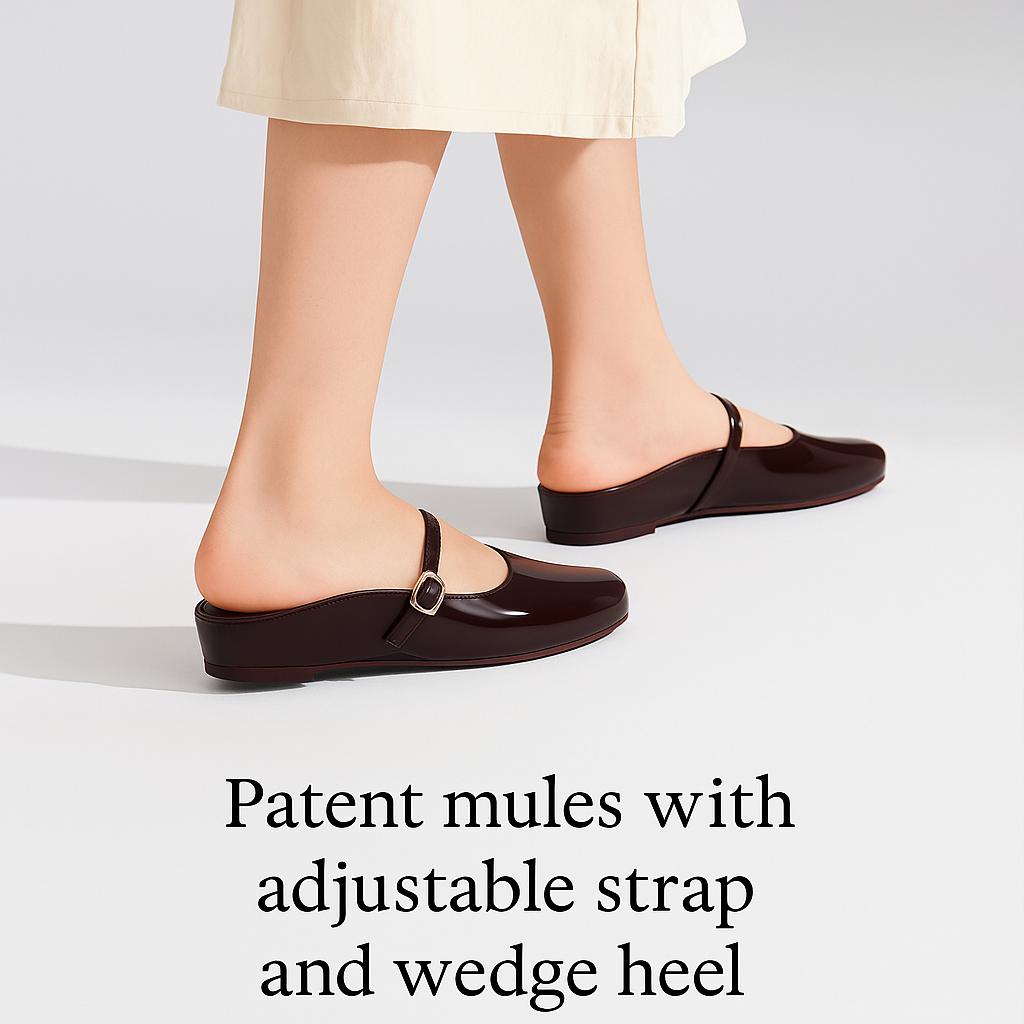 Sepatu Wanita Elegan Porto Jennie  – Model Wedges Cantik, Ringan & Stylish Shoes Sendal Kerja