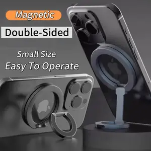 Foldable Double Sided Magnetic Phone Holder / Multifungsi Portable Phone Buckle Universal