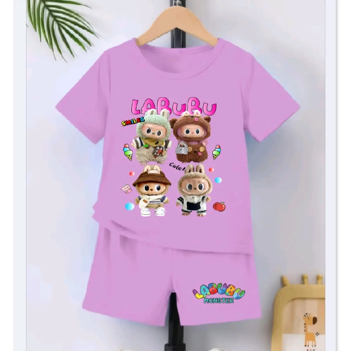 Setelan anak laki laki & perempuan/ fashion anak terbaru lengan pendek umur 1-4 TH