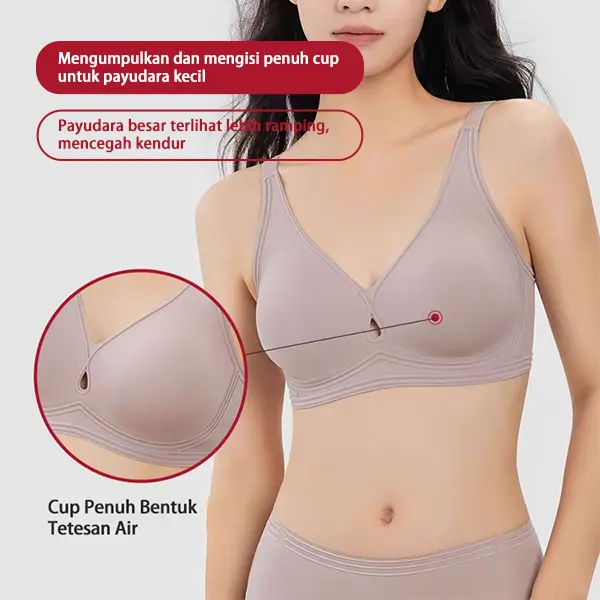 [62200] Tulandut Bra & Panty Set 7A Antibacterial Seamless Premium 3D Push Up Bra Set Celana Dalam Wanita Anti Slip busa tipis Tanpa Kawat 4