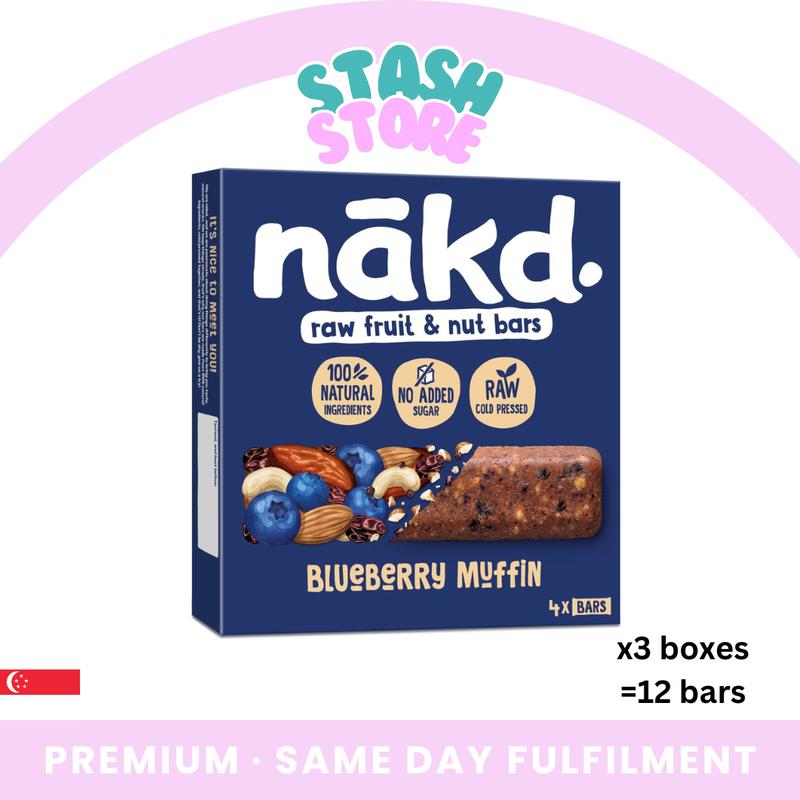 [SUPER CLEARANCE SPECIAL] NAKD  Blueberry Muffin Bar Vegan BAR 35G 12 PC VALUE BUNDLE UP $20.50 0