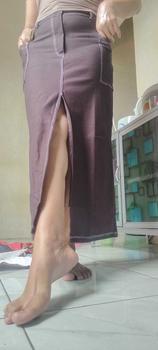 Product Review of Hana Fashion - Sienna Maxi Skirt/ Rok Panjang Wanita - SK250 Rok Denim from k**a 0