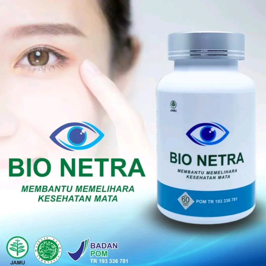 READY - Bio Netra Original Herbal Kesehatan Mata Rabun, Minus, Katarak, Silinder Mata Ampuh Bpom