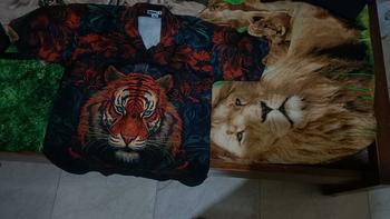 Product Review of Baju KEMEJA KEKINIAN PRIA WANITA DOWEAR MOTIF HARIMAU HIJAU 251 Printing from R**O 3