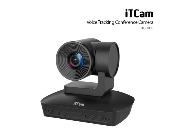 iTCam ITC-200S PTZ Conference Camera - HD Auto Rotate Tracking Voice ...