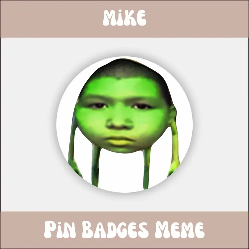 PIN PENITI BADGES MEME WINDAH BASUDARA 44 MM | PP BOCIL | BOCIL KEMATIIAN | SKIBIDI 4