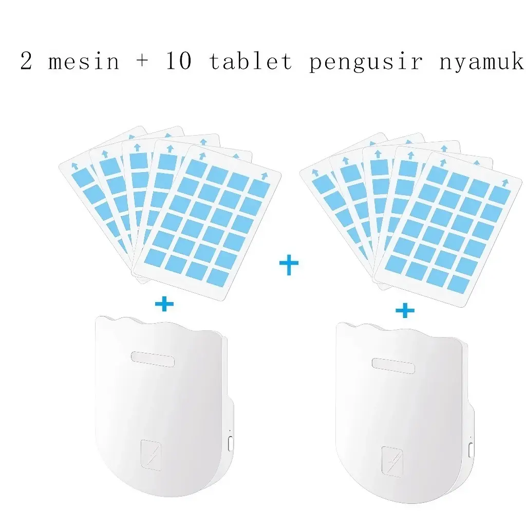 2 perangkat + 10 isi ulang