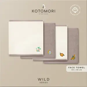 KOTOMORI Wild Series - Handuk Wajah Bayi dan Anak 34x35cm