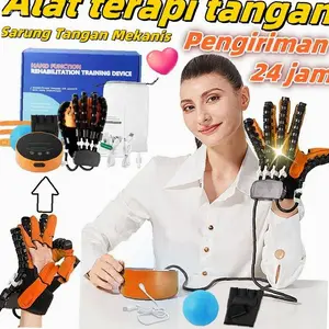 Alat Terapi Tangan Stroke Sarung Tangan Robot Rehabilitasi Smart Rechargeable Portable untuk Latihan Tangan Fisioterapi Praktis
