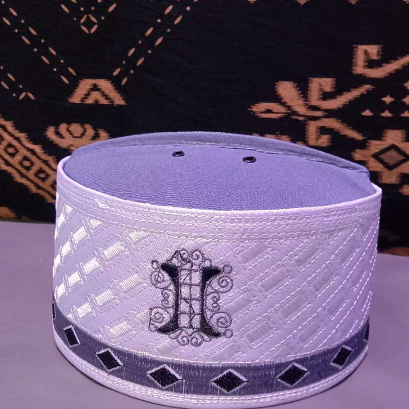Peci Asaghofah Motif Logo Pintu Aceh Songkok Kopiah Muslim Premium Halus Lembut 5