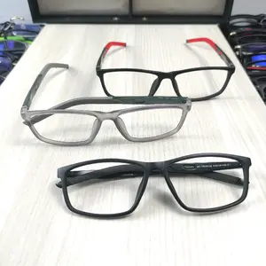 KACAMATA PRIA SPORTY 23028 PLASTIK STAINLESS ANTI KARAT lebar frame 14 cm lebar lensa 5,4 cm tinggi lensa 3,5 cm