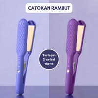 Gambar Catokan Rambut catokan curly 2 in 1 Hair Straightener  Pemanasan Cepat Dalam 10 Detik Sisir - Ungu dari DANNY-Store Kab. Tangerang 3 Tokopedia