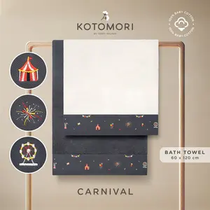 KOTOMORI Carnival - Handuk Mandi Bayi dan Anak 60x120cm / Bath towel