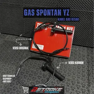 Gas spontan yz 2cabang RX KING kabel gas besar original & karbon 3KA-F6311-00