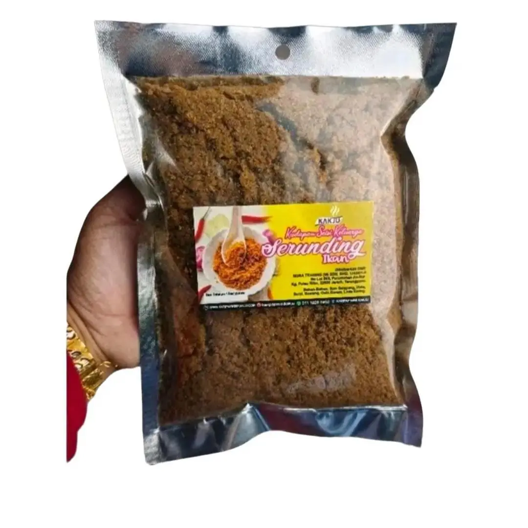 Serunding ikan KAKJU 500 GRAM FOOD ready to eat Frozen