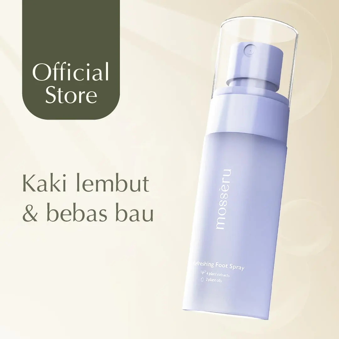 MOSSÈRU Cooling Foot Spray 50ml | Refreshing Foot Spray | Penghilang Bau Kaki