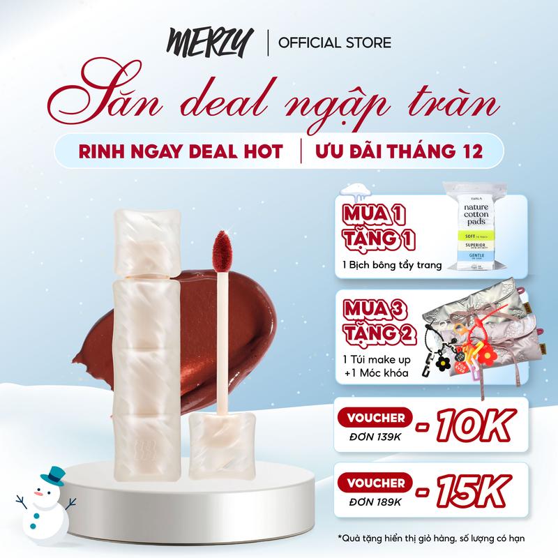   Son Phao  Son Kem Lì Merzy Puffer Mellow Tint 3.7g 