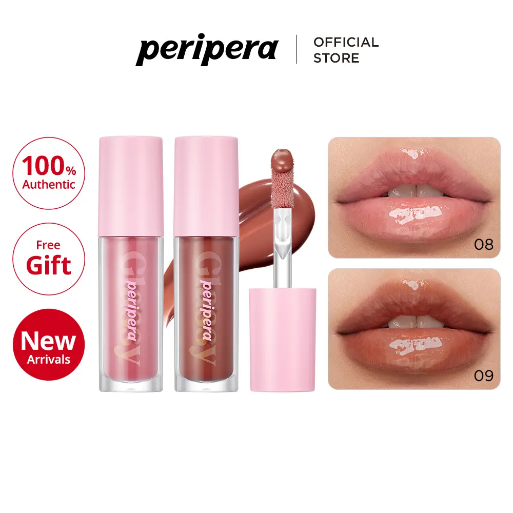 Ink Glasting Lip Glosss 4.5ml Type Big-size, Vegan, Hot Lip Gloss)