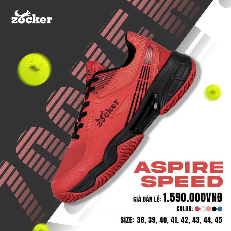 Giày Pickleball Aspire Speed Chính Hãng Đế All Court