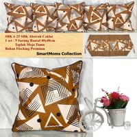 Gambar SARUNG BANTAL SOFA KURSI MINIMALIS MEWAH PREMIUM ZIGZAG COKLAT BATA dari Smartmoms.shop Kab. Bekasi 4 Tokopedia