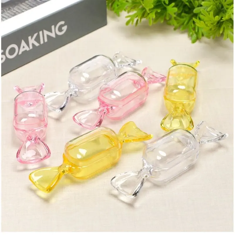 Creative  Candy Transparent Storage Mini Box colorful mini candy storage Purple
