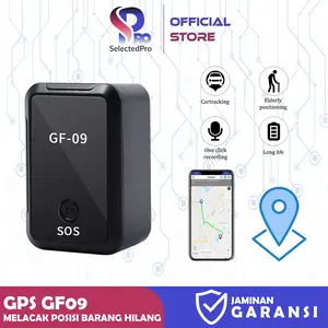 GPS Smart Tracker Mini GF09 Alat Pencari Monitoring Keberadaan Lokasi Posi Tracking Location Dan Rekam Suara Jark Jauh Pelindung Sistem Keamanan APP Kontrol Monitoring GPS Mobil Car