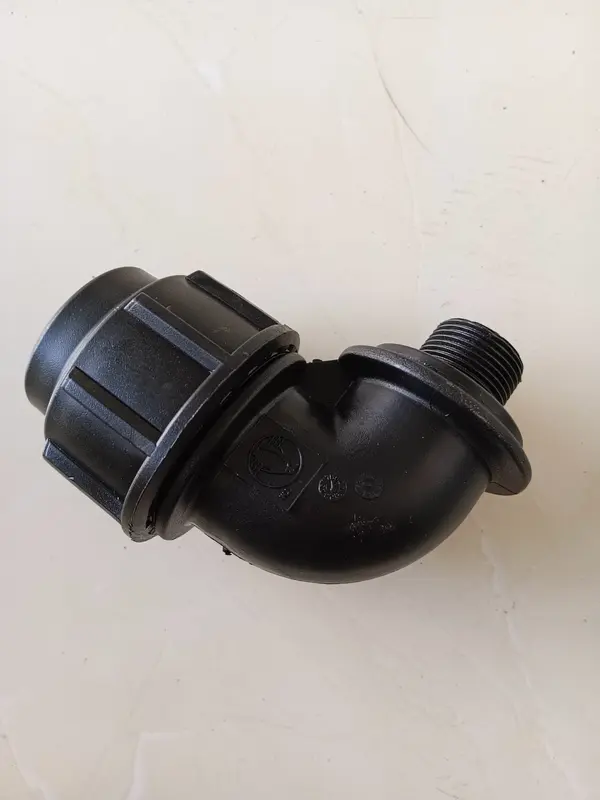 Fitting HDPE Elbow Drat Luar 20mm x 1/2 Inch Atau Male Thread Elbow Uk 20Mm x 1/2 Inch 3