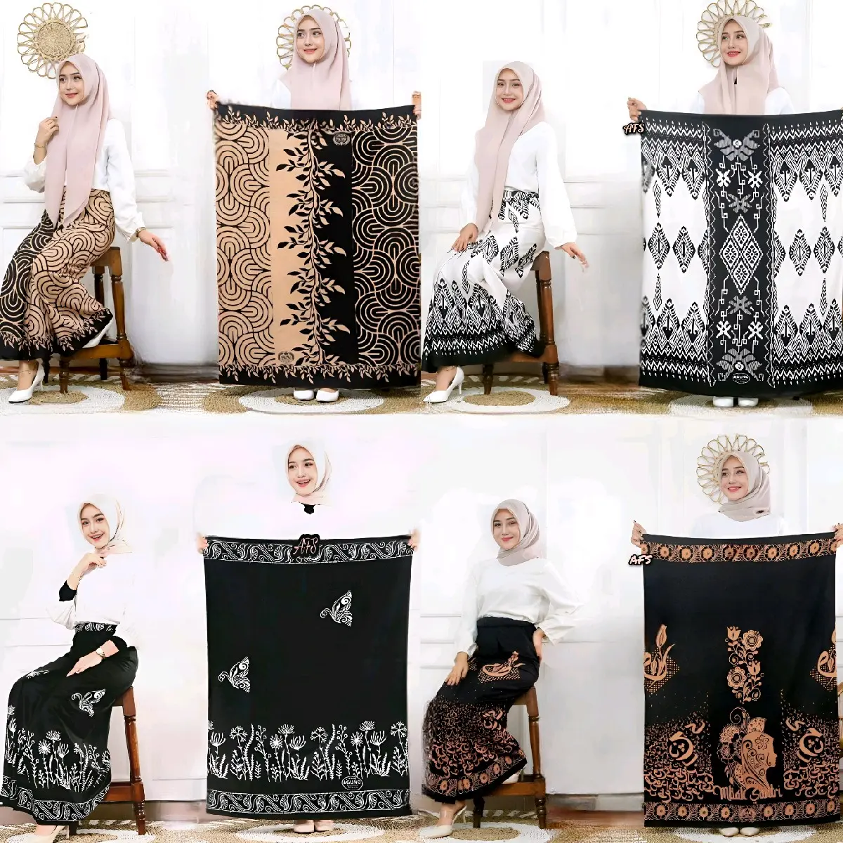 Sarung Batik Wanita Bahan Rayon Premium Sudah Di Jahit Sarung Wanita Santriwati Sarung Batik Pekalongan Motif Keren Nyaman di pakai Muslim