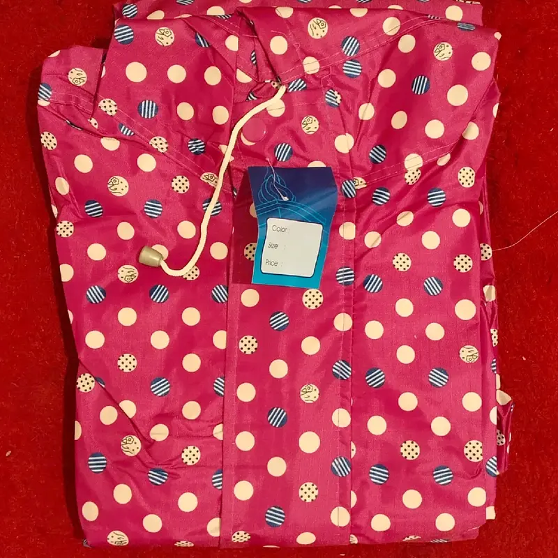 JAS HUJAN NYLON  MONAS, GAMIS MOTIF N34 RAINA, TEBAL, HALUS AWET 2