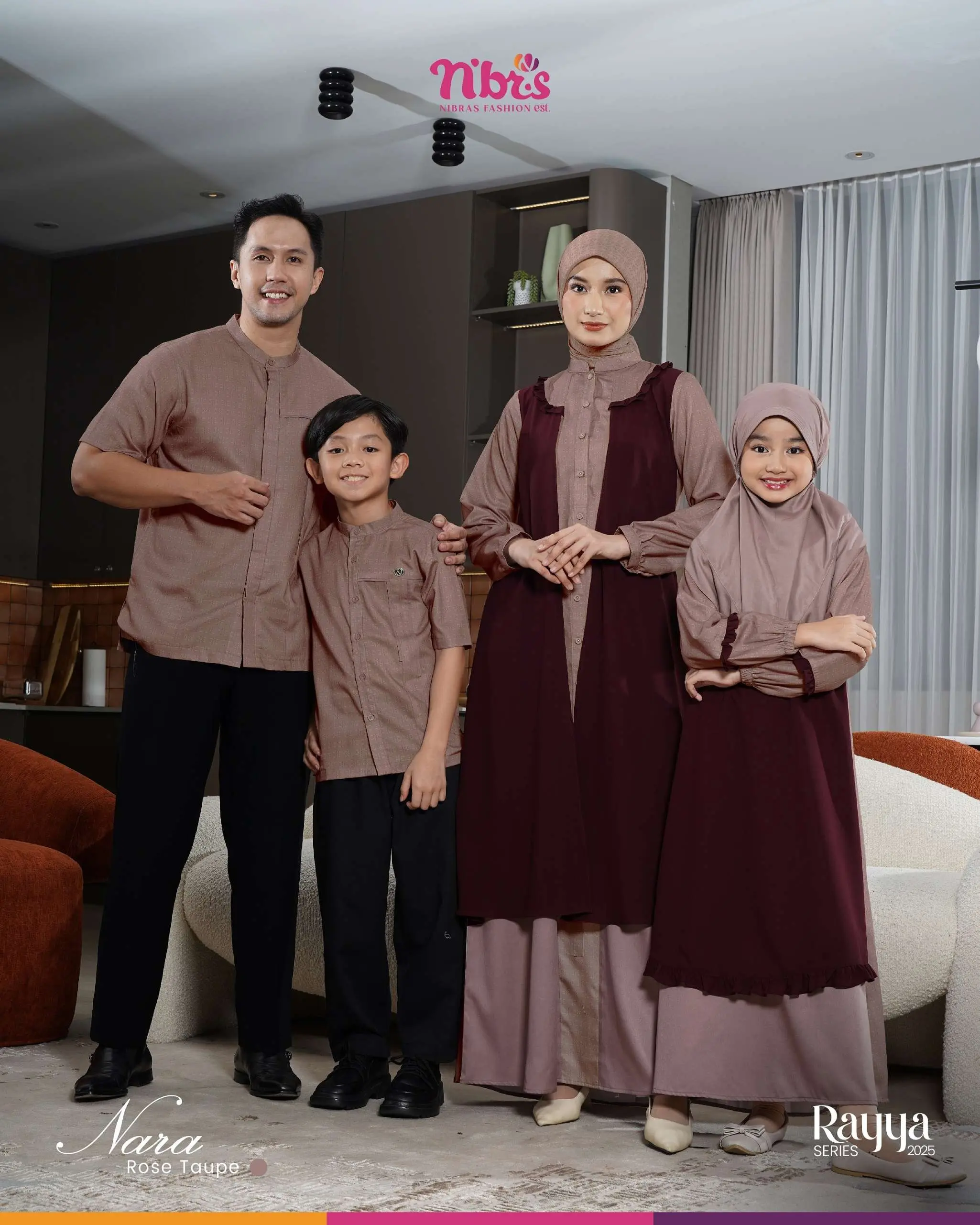 SARIMBIT NBRS TERBARU NARA ROSE TAUPE RAYYA SERIES 2025 NIBRAS SARIMBIT KELUARGA 2025