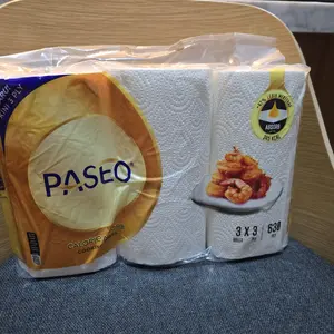 Paseo Calorie Absorb Kitchen Towel  3 Roll 210 Ply Emboss