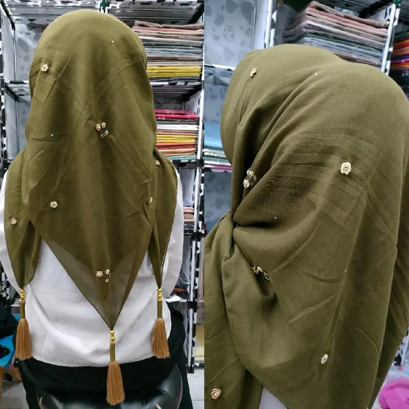 Hijab Paris Bunga Kecil Banyak Motif 1