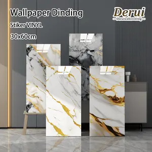 30x60cm Granit Wallpaper Dinding Kamar Stiker VINYL Menirukan Lantai Cabinet Marbel Pvc  simulasi Marble stiker  dinding aesthetic stiker  meja Marmer