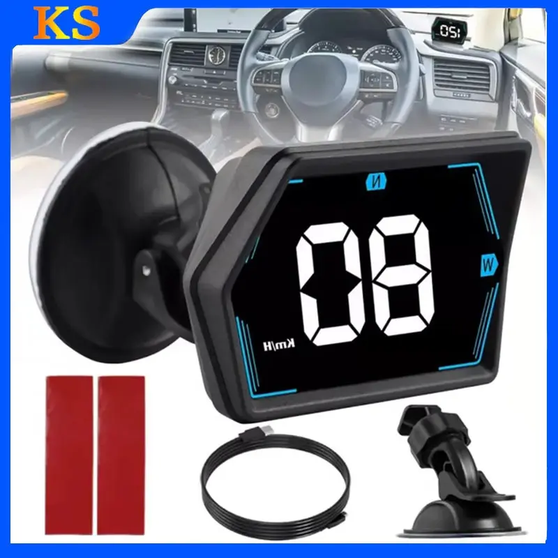 【Ready Stock,COD】HUD G20 GPS Head Up Display Non OBD Speedometer LED Display Overspeed Alarm For All Car